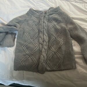 One button gray sweater from Von Maur size 5-6.  Offer Bundle and save